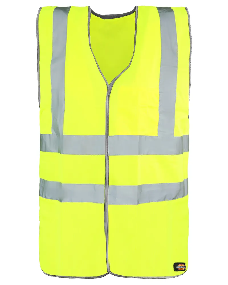 Dickies Hi-Vis Highway Safety Herren gelbe reflektierende Weste Gelb