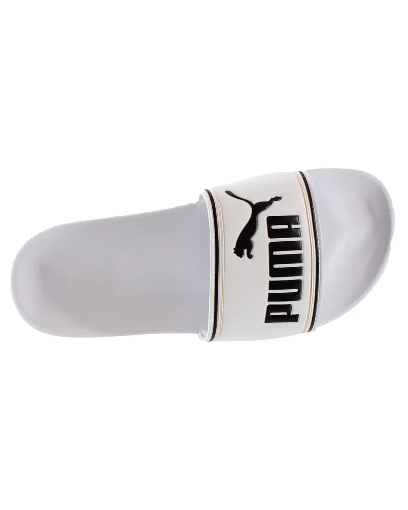 Puma Blei Ftr weißer Schlitten Schlupf auf Flip Flop Sliders Sandalen - Herren Weiß