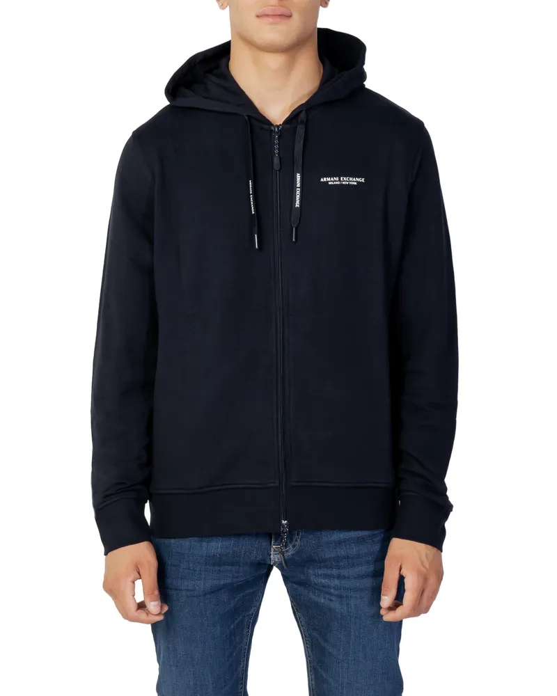 Armani Exchange Swea Sweatjacke Schwarz