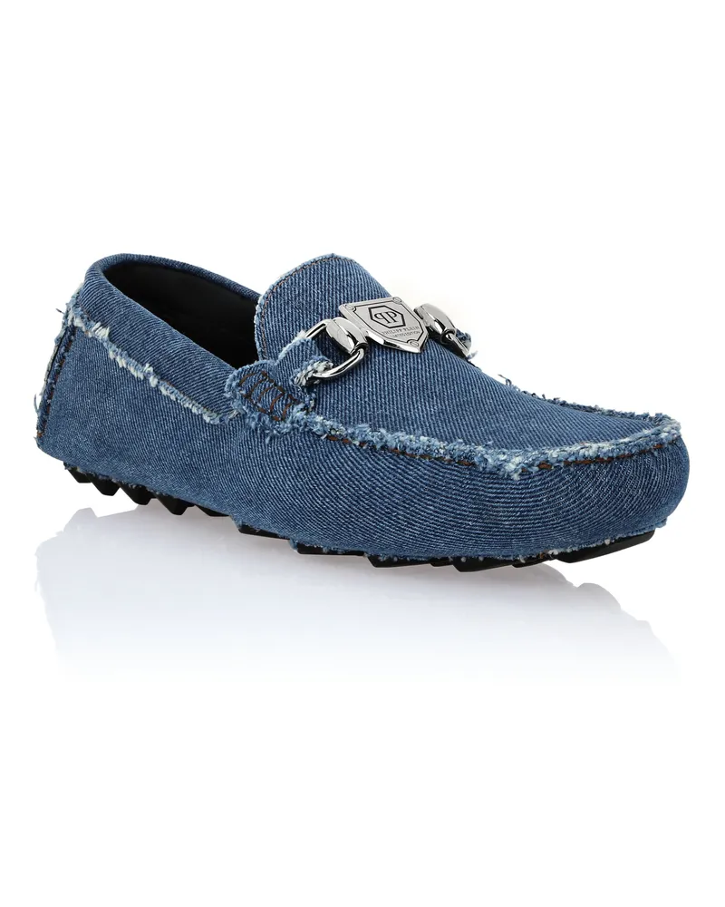 Philipp Plein Mokassin - Blau Blau