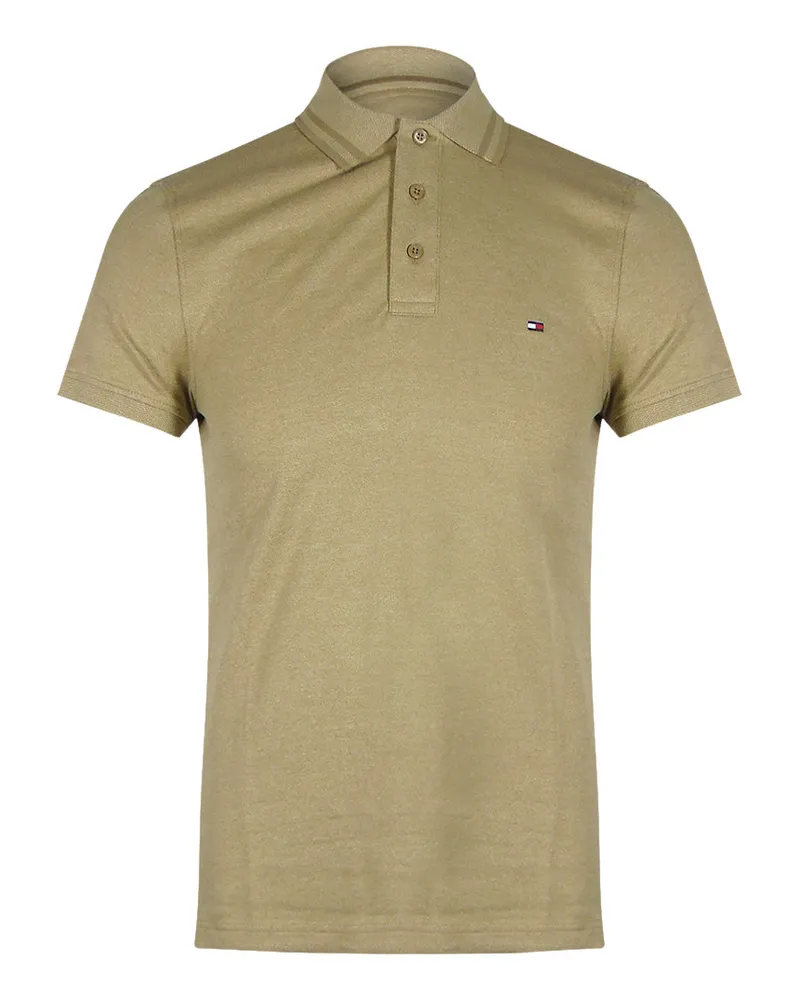 Tommy Hilfiger Poloshirt In Dunklem Dune-beige Beige