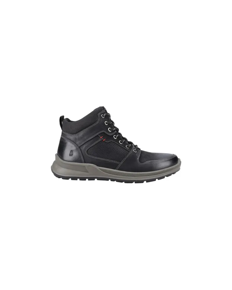 Hush Puppies Arnie" Stiefeletten für Herren, Leder (Schwarz Schwarz