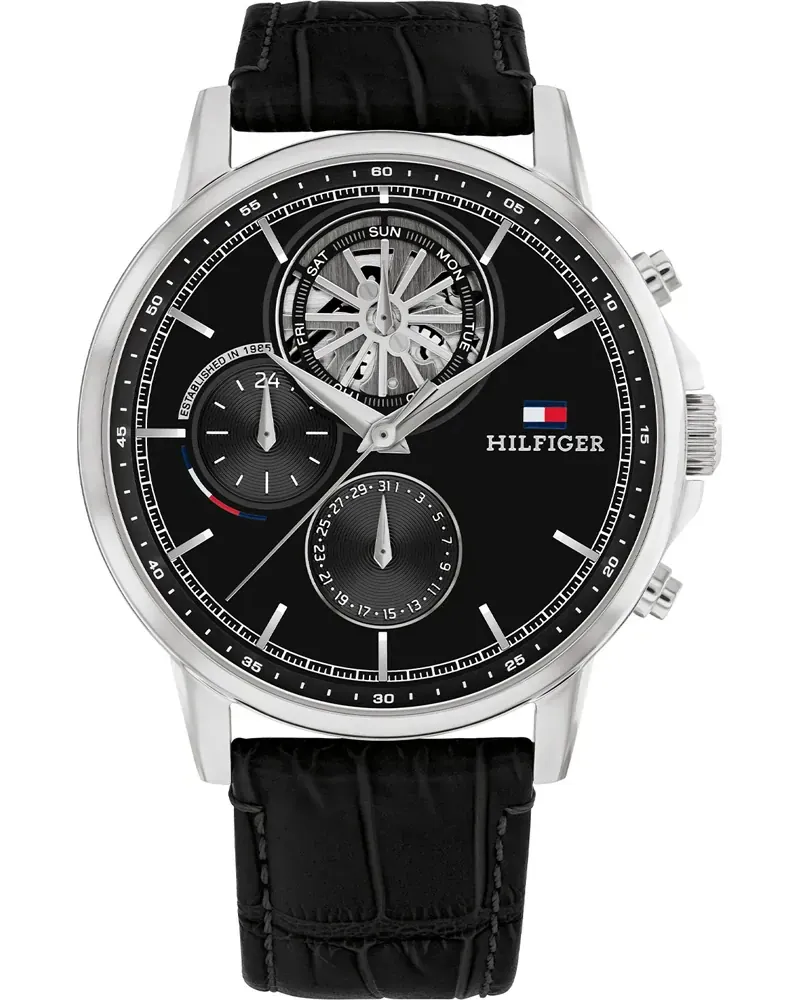 Tommy Hilfiger Uhr Stewart 1710605 Schwarz Schwarz