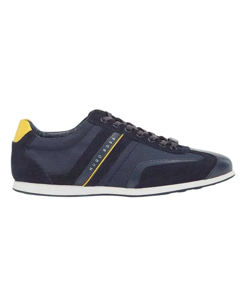 HUGO BOSS Stiven" Sneaker für Herren, Leder, Zum Schnüren (Marine Marineblau