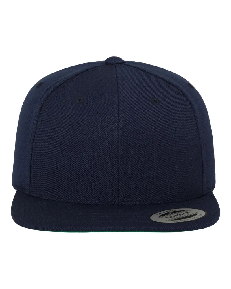 Flexfit Classic" Snapback Mütze für Herren/Damen Unisex (Marineblau Marineblau