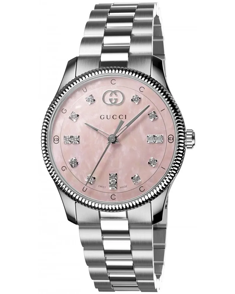 Gucci YA1265062 G-Timeless 29mm Damenuhr Silber