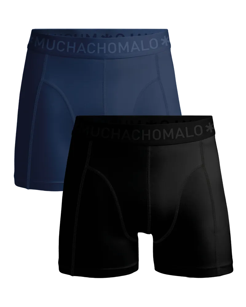 Muchachomalo Herren Boxershorts – 2er-Pack – Herren Unterhosen Mehrfarbig