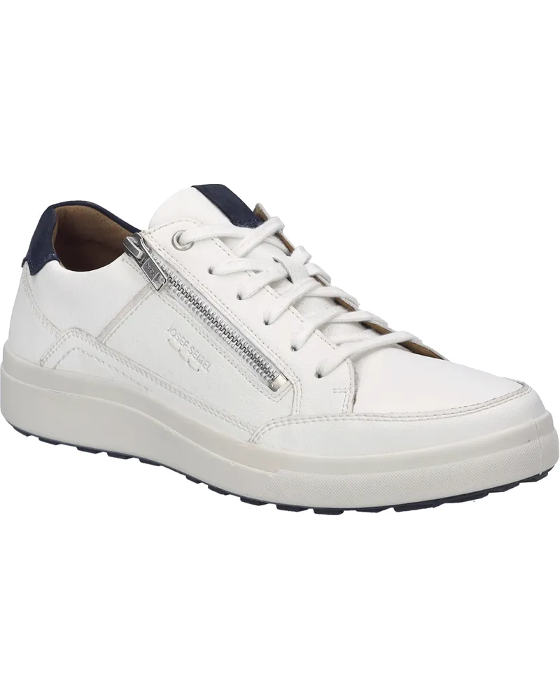 Josef Seibel Herren Sneaker Maddox 07 in weiss-dunkelblau Weiß