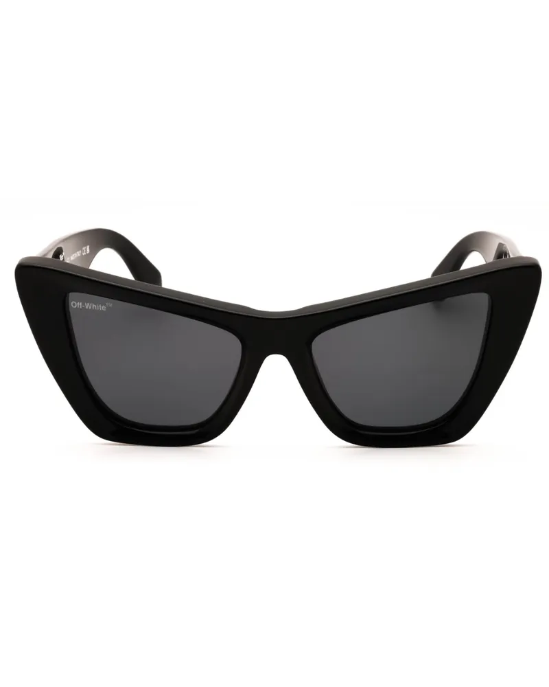OFF-WHITE Edvard Schwarze Sonnenbrille Schwarz