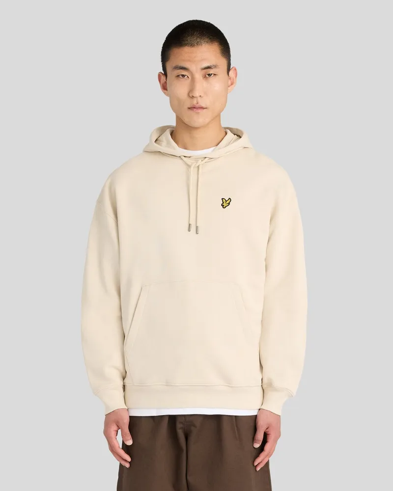 Lyle & Scott Heavyweight Loopback Kapuzenpullover Creme