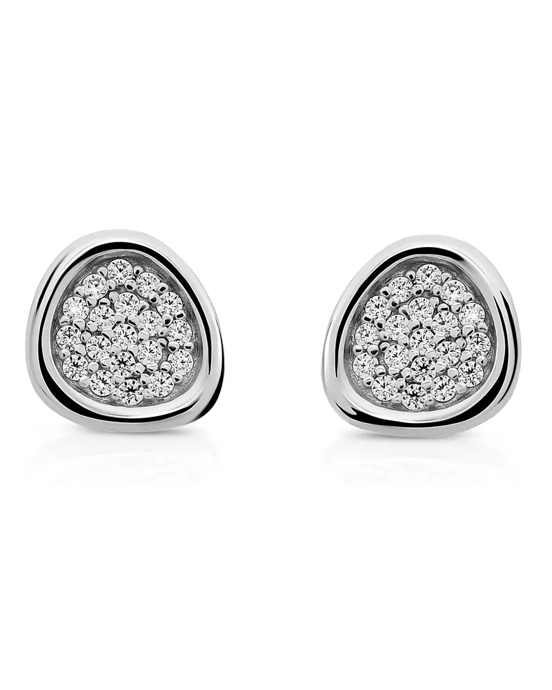 Orphelia Layla' Damen 925 Sterling Silber Ohrstecker - Silber ZO-7489 Silber