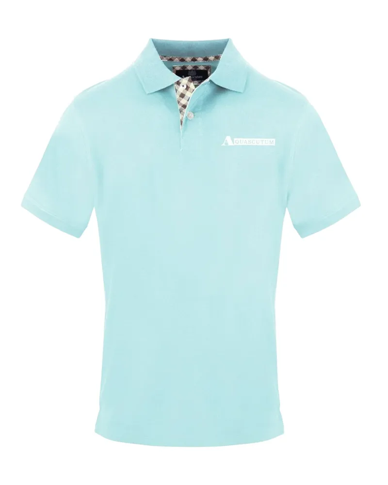 Aquascutum Poloshirt für Herren (Himmelblau Blau