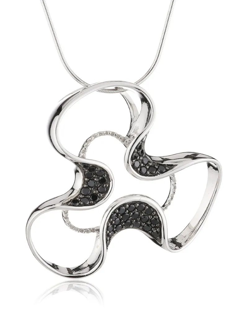 Orphelia Damen-Kette aus 925er Sterlingsilber mit Anhänger – Silber ZH-4673 Silber