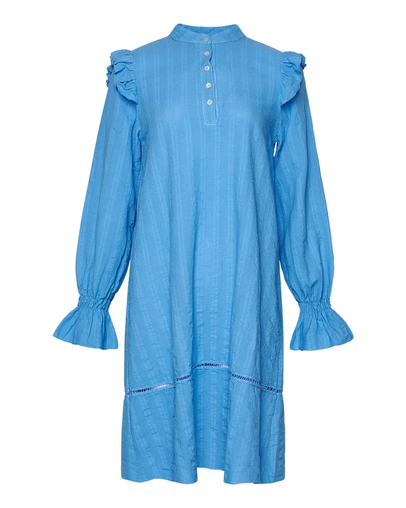 NOELLA Mona Kleid Baumwolle Blau