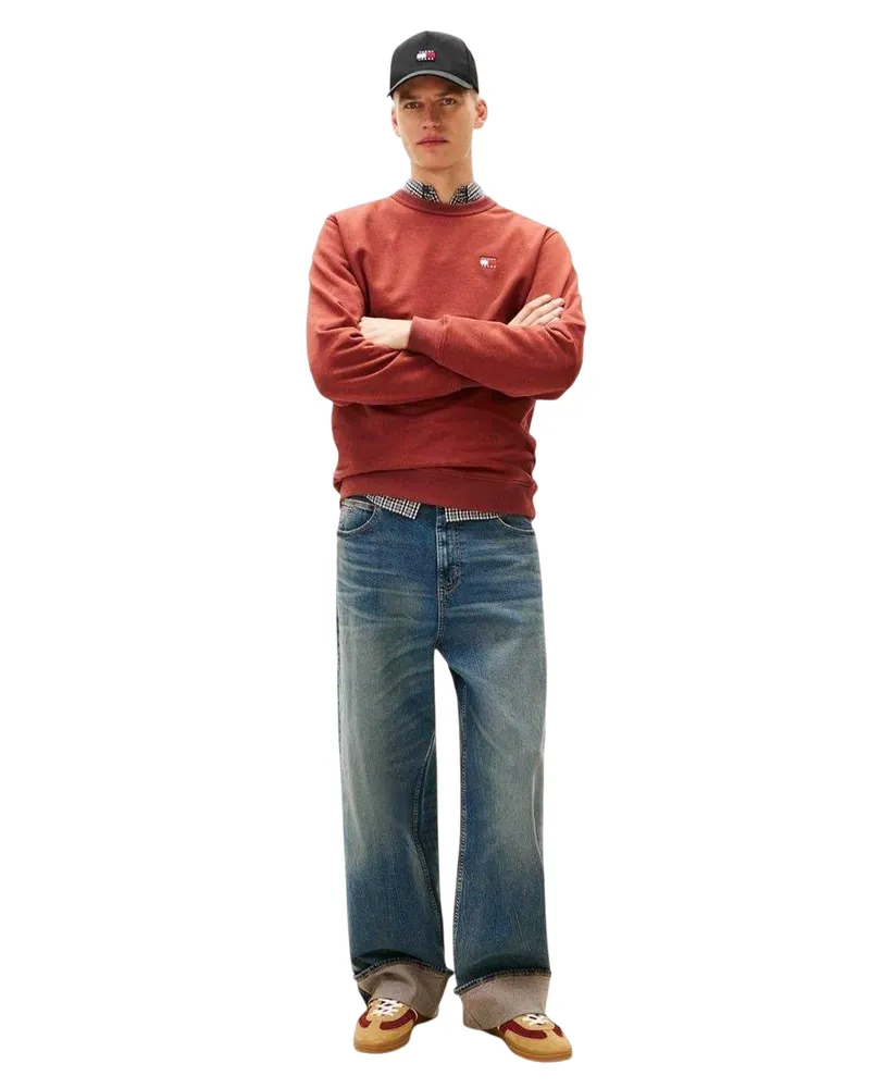 Tommy Hilfiger Sweatshirt für Herren (Terrakotta Petrol