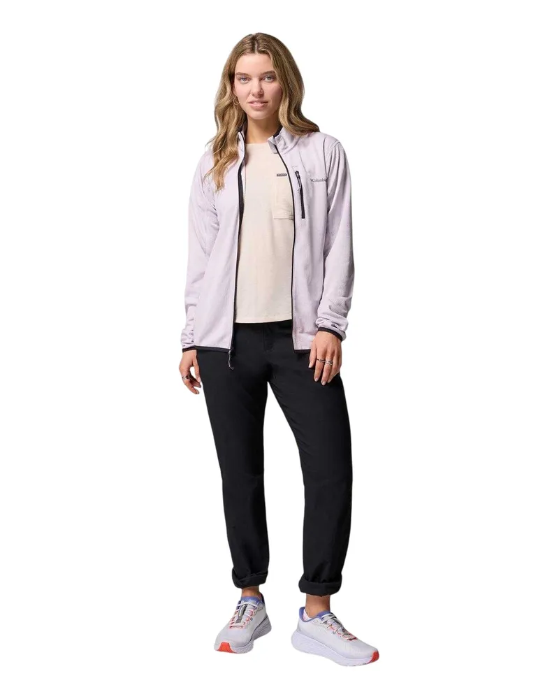 Columbia Sportswear Company Hike" Fleecejacke für Damen, Durchgehender Reißverschluss (Lavendel Lila