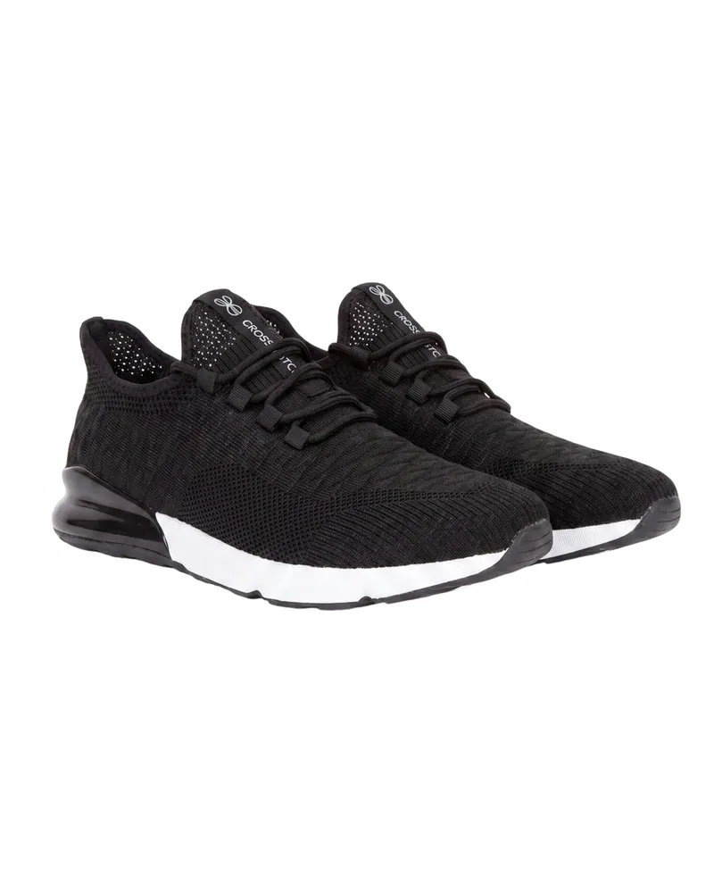 CrossHatch Herren Sneaker "Smitlay" (Schwarz/Weiß Schwarz