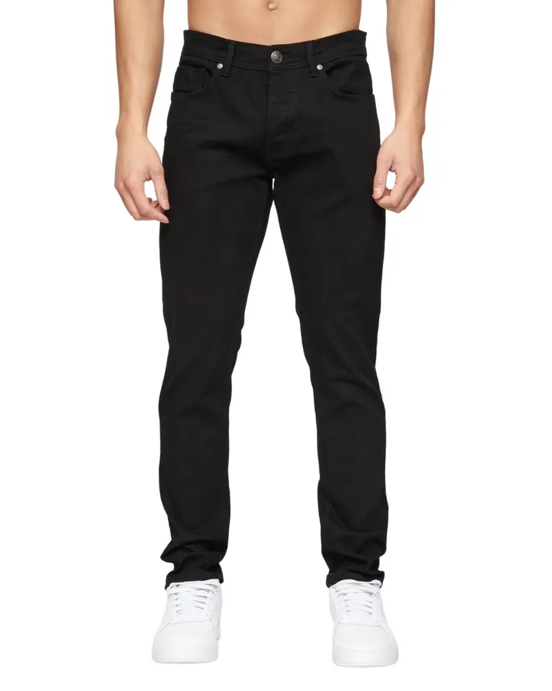 CrossHatch Buraca" Jeans für Herren (Schwarz Schwarz