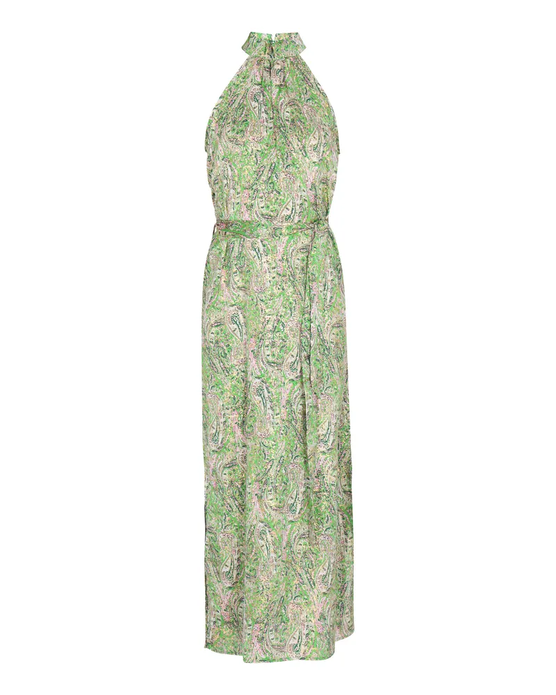 IZIA Kleid Frauen grün mehrfarbig Mehrfarbig