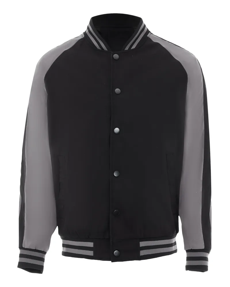 My Mo Jacke Herren Schwarz Grau Schwarz