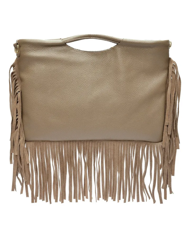 Isabella Rhea Beige Rindsledertasche Beige