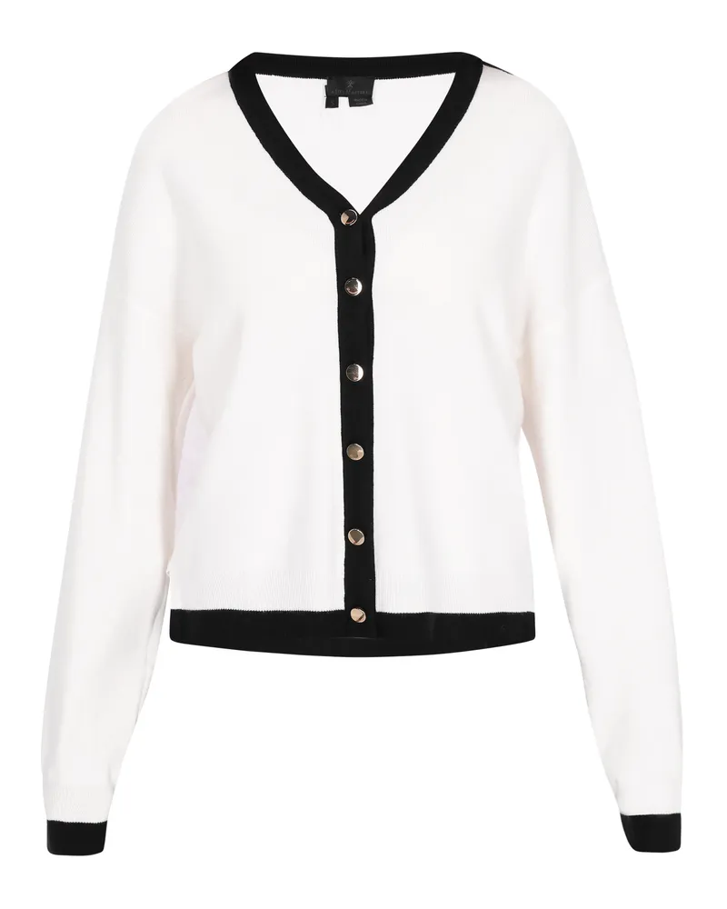 DreiMaster Strickjacke Frauen Weiß Weiß