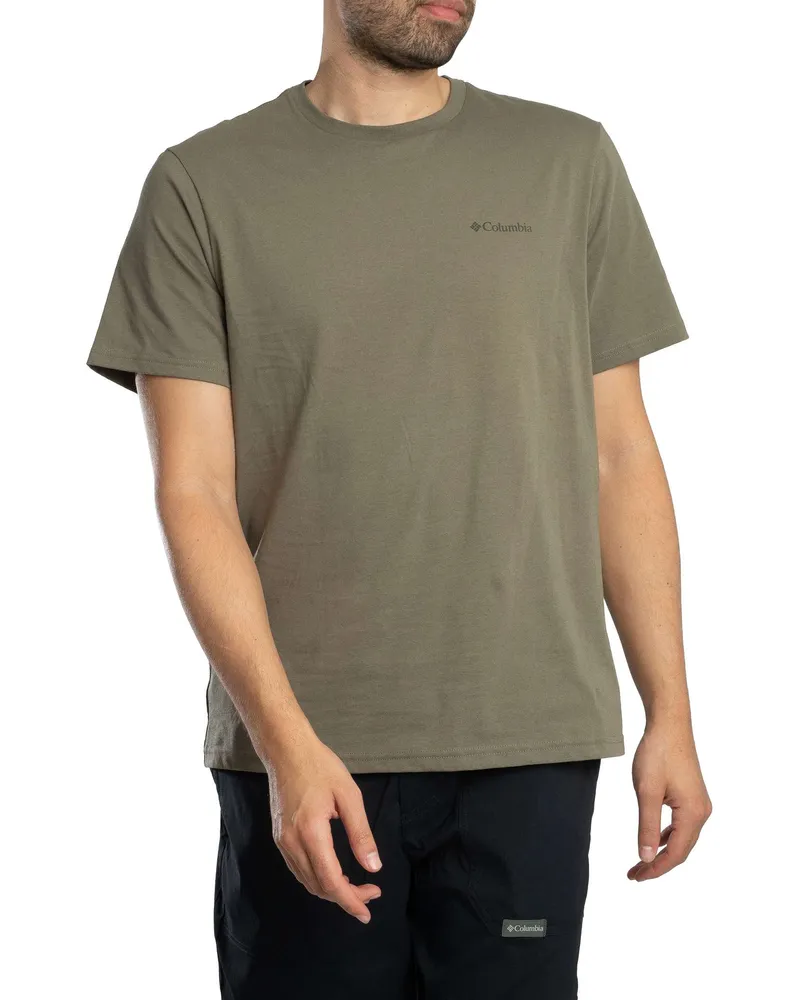 Columbia Sportswear Company T-Shirt Mit Logo Auf Der Rückseite, Grün Grün
