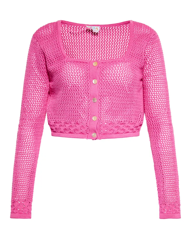 IZIA Strickjacke Damen Rosa Rosa