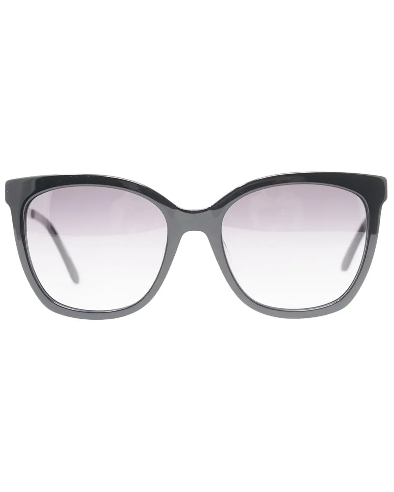 Calvin Klein Schwarze Sonnenbrille mit grauem Verlaufsglas von Schwarz