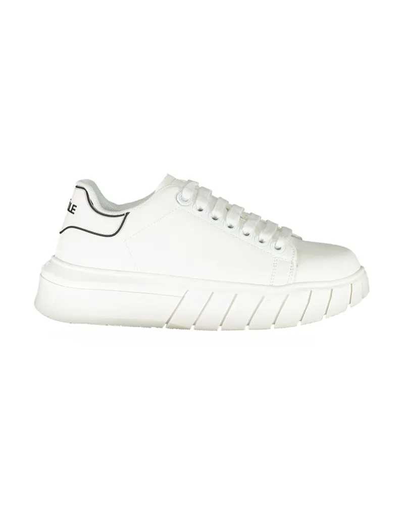Gaëlle Bonheur Gaelle Paris Weiße Polyurethan Damen Sneaker Weiß