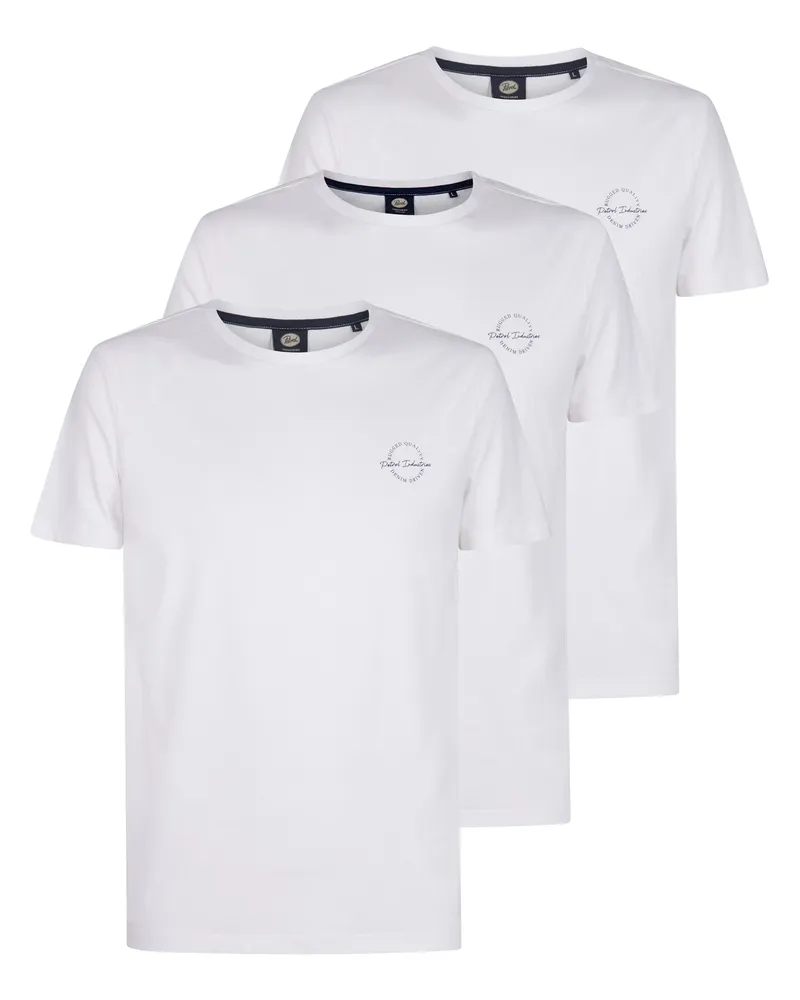 Petrol Industries T-Shirt Weiß