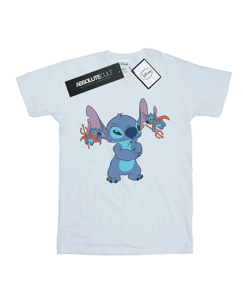 Disney Little Devils" T-Shirt für Herren (Weiß Weiß