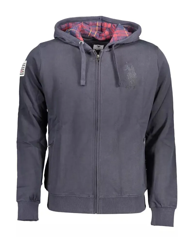 U.S. Polo Assn.  Zip-up-Hoodie im klassischen Stil - Dunkelgrau Dunkelgrau