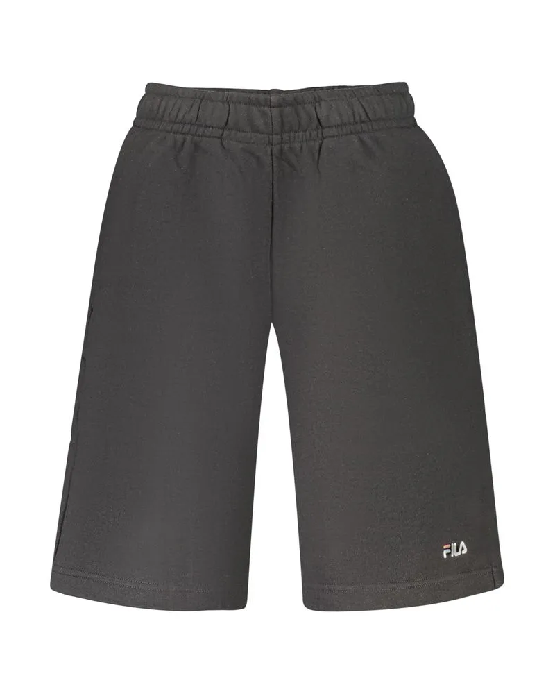Fila Schwarze Baumwolle Herrenhose Schwarz