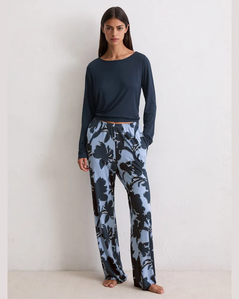 Marc O'Polo Pyjamahose Mix N Match Cotton Modal Mehrfarbig
