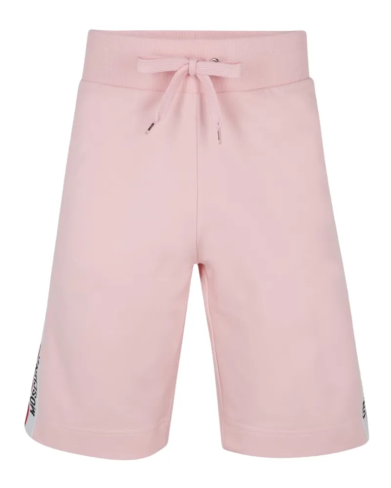 Moschino Markenband BeinschShorts in Pink Rosa