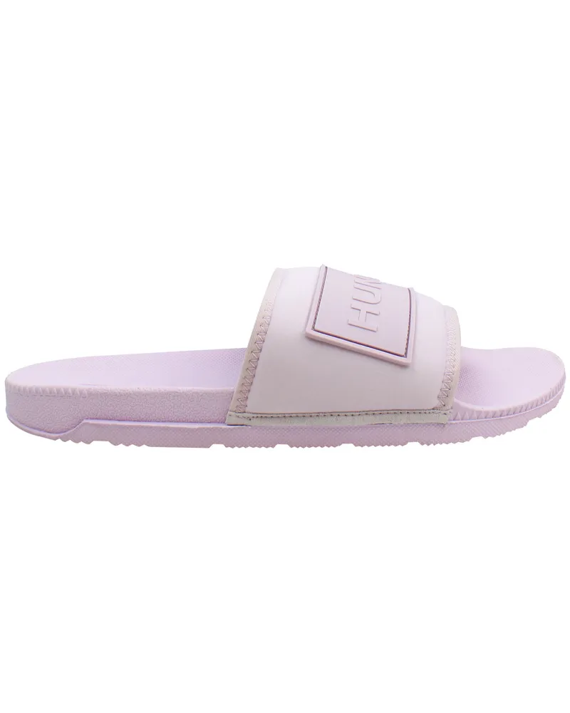 Hunter Neoprene Logo Damen-Slipper - Rosa Rosa