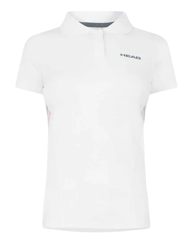 Head Club" Poloshirt für Damen (Weiß Weiß