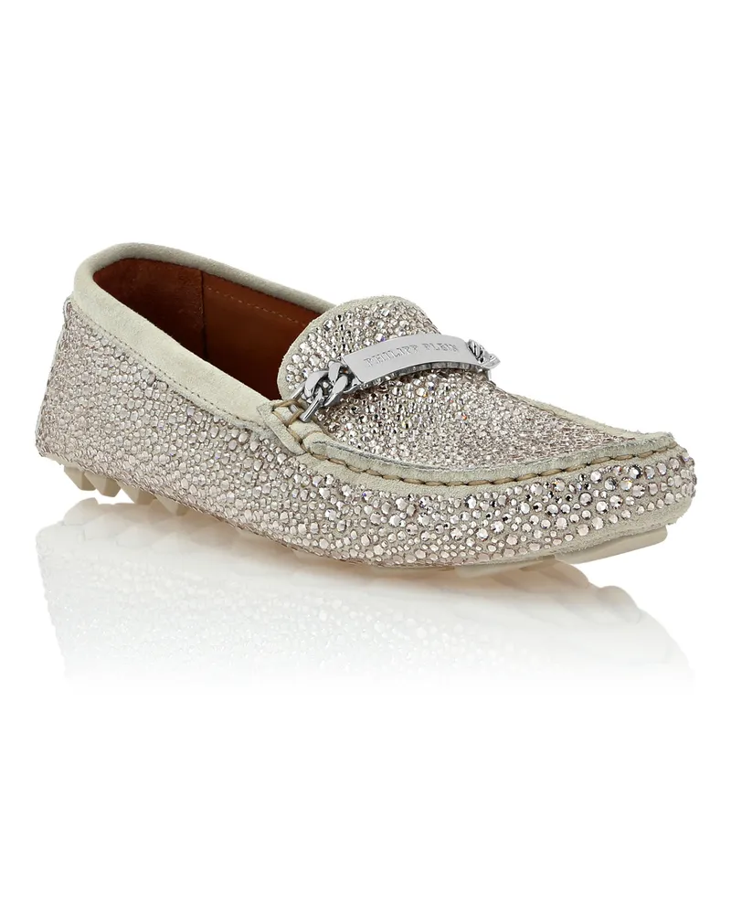 Philipp Plein Mokassin Beige