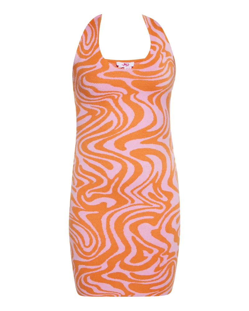 My Mo Kleid Damen rosa-orange Orange