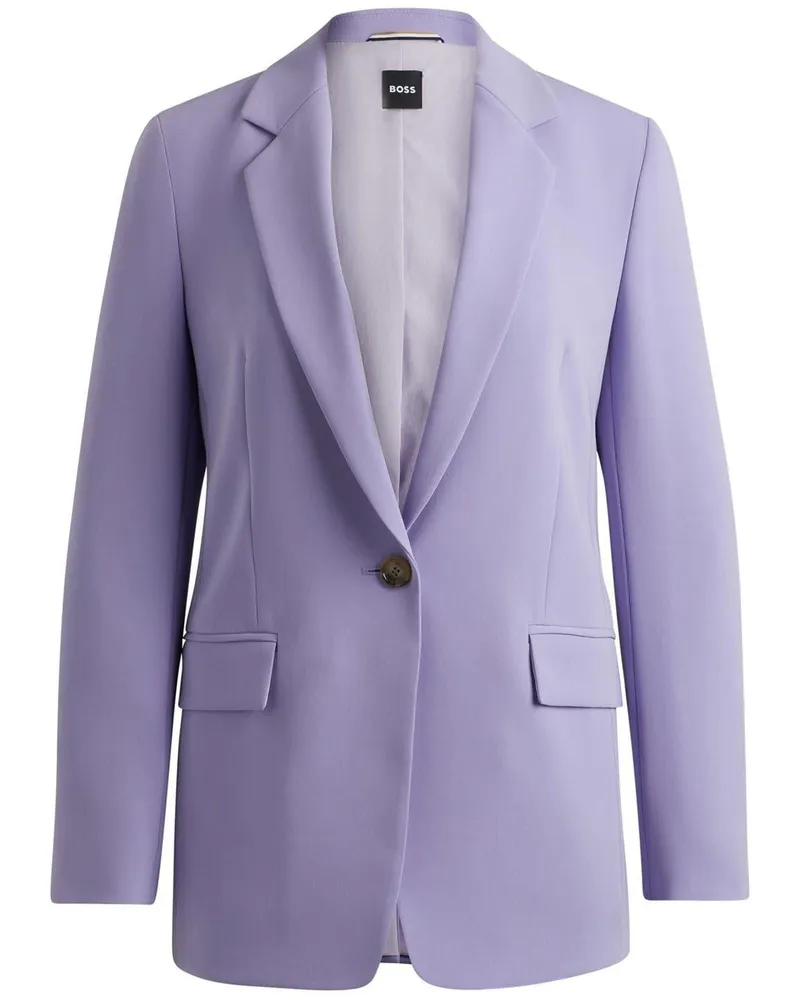 HUGO BOSS Jocaluah" Blazer für Damen Regulär (Amethyst-Lila Hellgrau