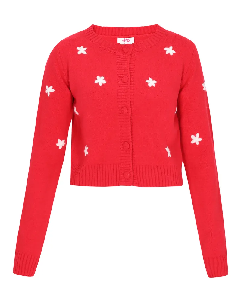 My Mo Strickjacke Frauen Rot Rot
