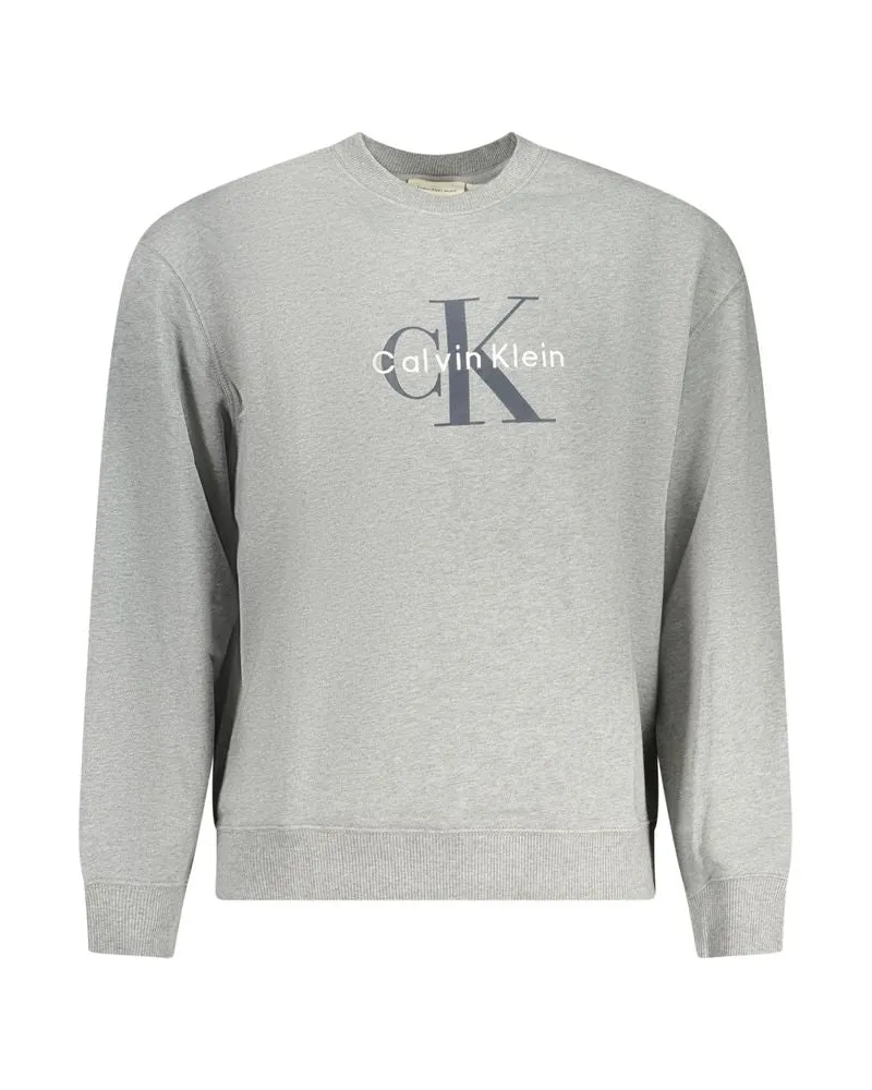 Calvin Klein Baumwoll-Sweatshirt für Herren - Grau Grau