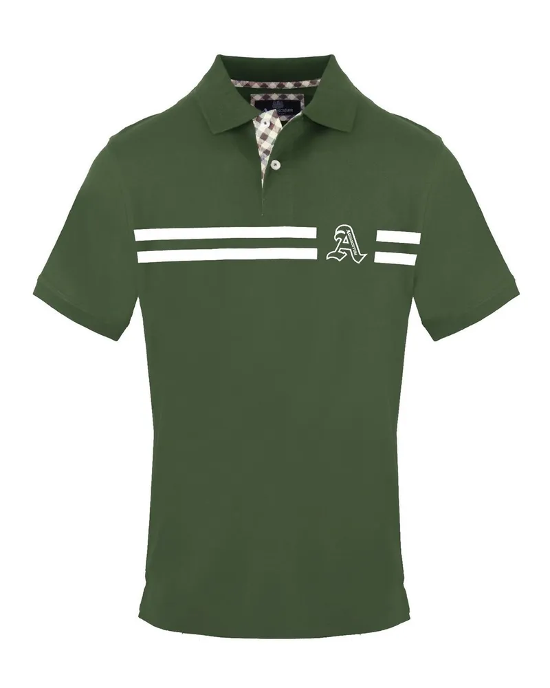 Aquascutum Poloshirt für Herren, Mit Kragen (Militärgrün Grün