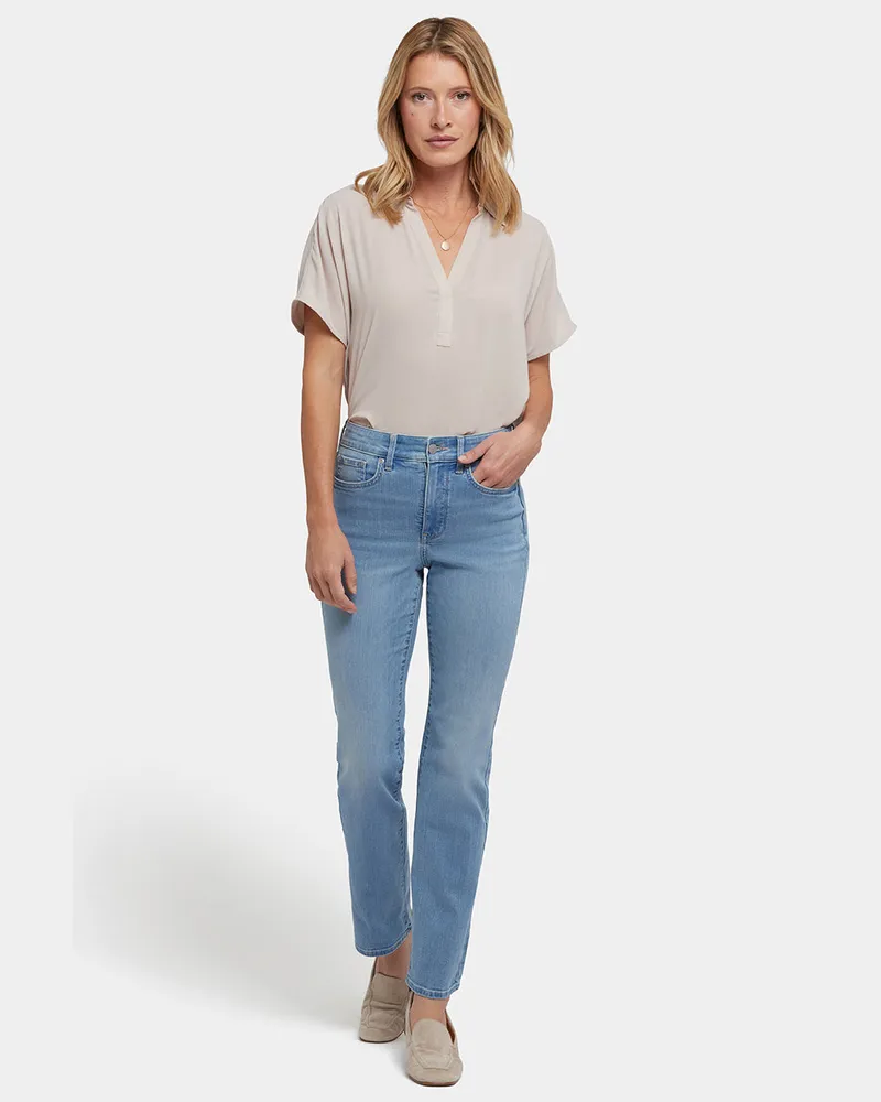 NYDJ not your daughter's Jeans  Marilyn Straight Jeans | Heritage Glow - Hellblau Hellblau