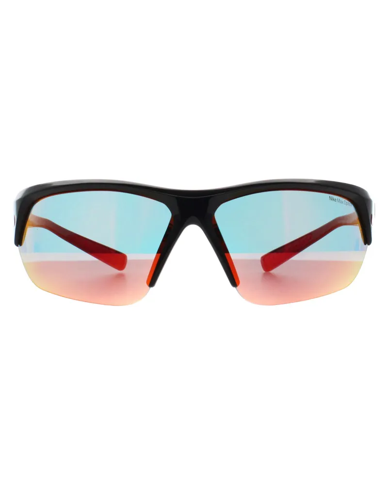 Nike Skylon Ace FQ4684 010 schwarz rot verspiegelte Sonnenbrille Schwarz