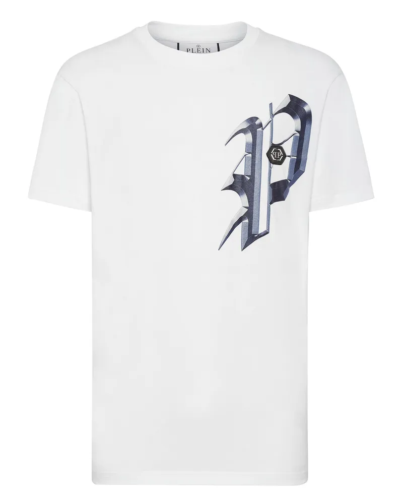 Philipp Plein T-Shirt mit Rundhalsausschnitt - Weiß Weiß