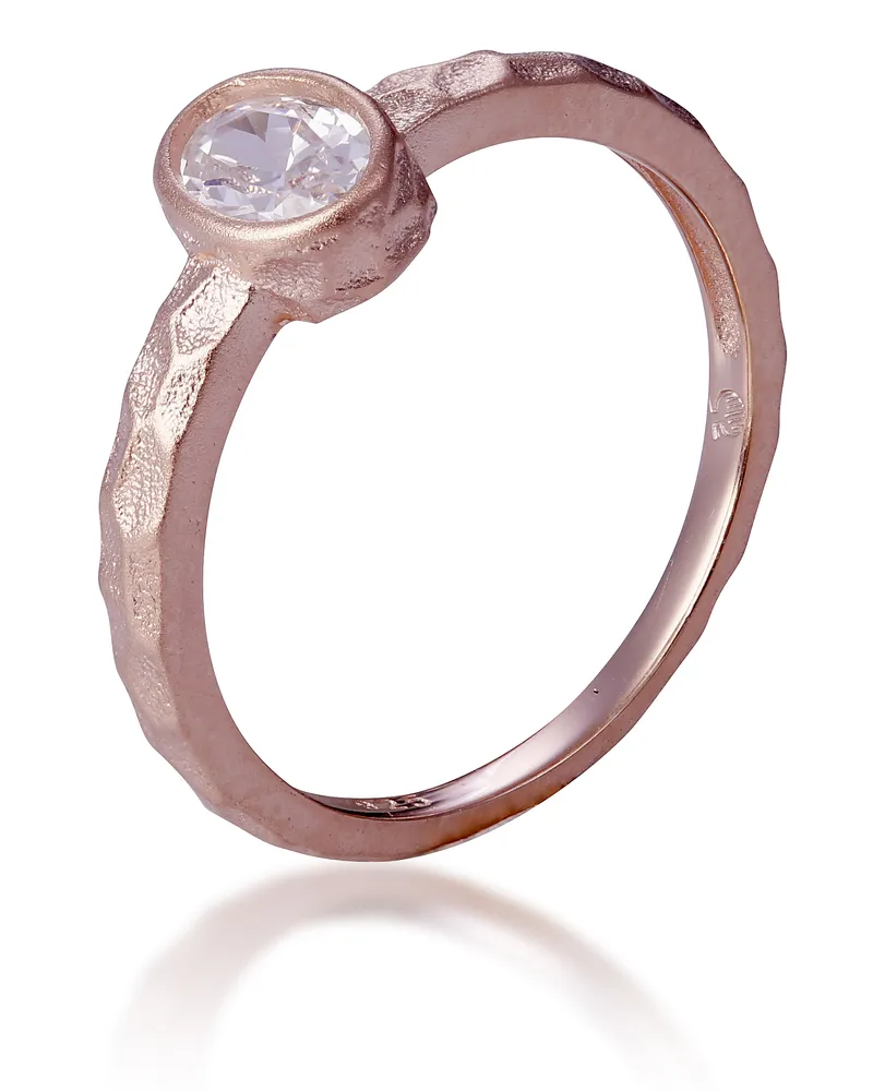 Orphelia Robin“ Damen-Ring aus 925er Sterlingsilber, Rosé, ZR-7434 Rosé
