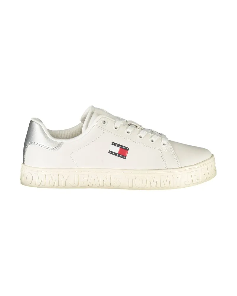 Tommy Hilfiger Bianco Polyurethan Damen Sneaker Weiß