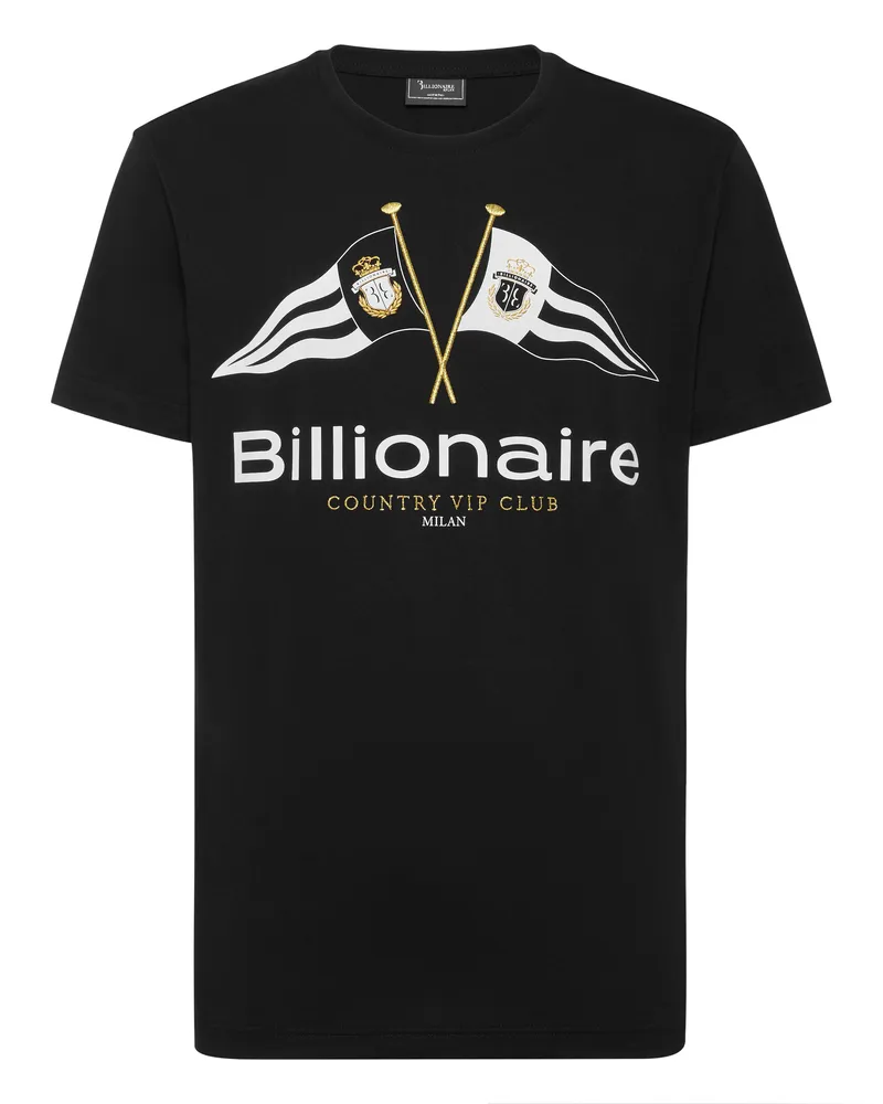Billionaire T-Shirt Rundhalsausschnitt Ss Schwarz